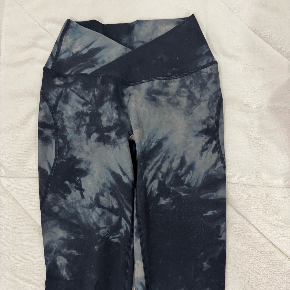 Alphalete Surface Power Leggings Oil Stain Size XS